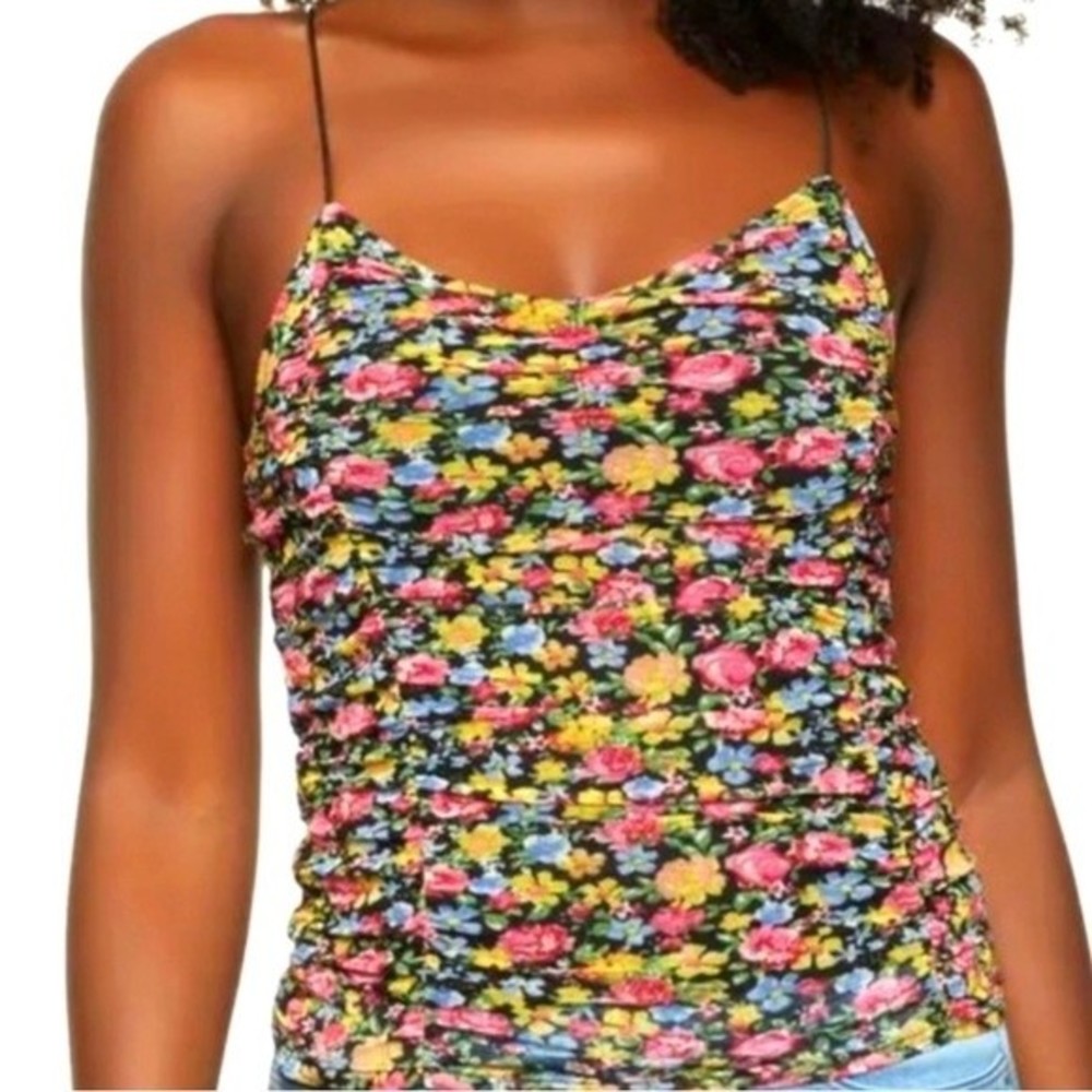 Crave Fame NWT floral tank top size‎ large